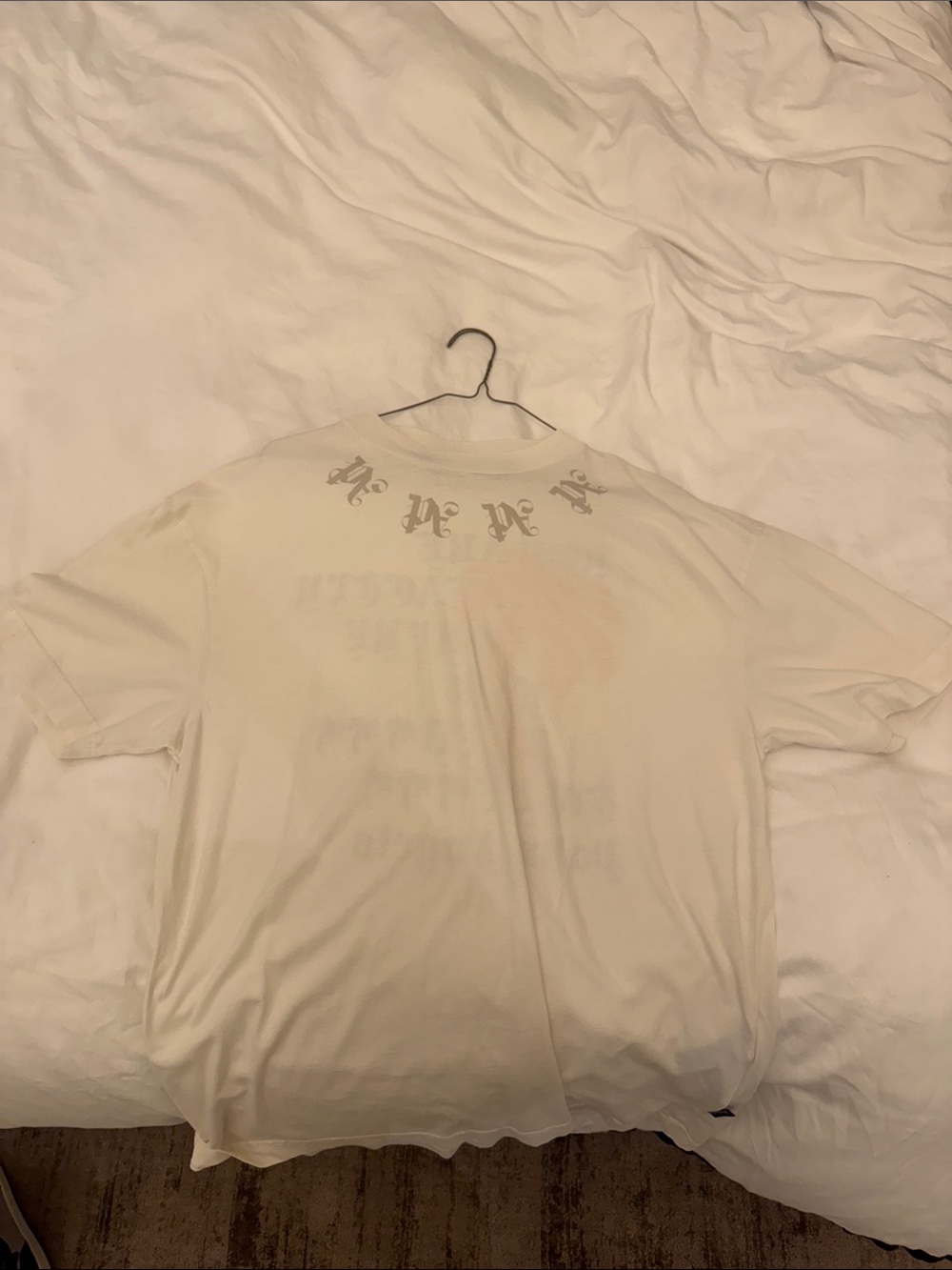 Palm Angels White Tee